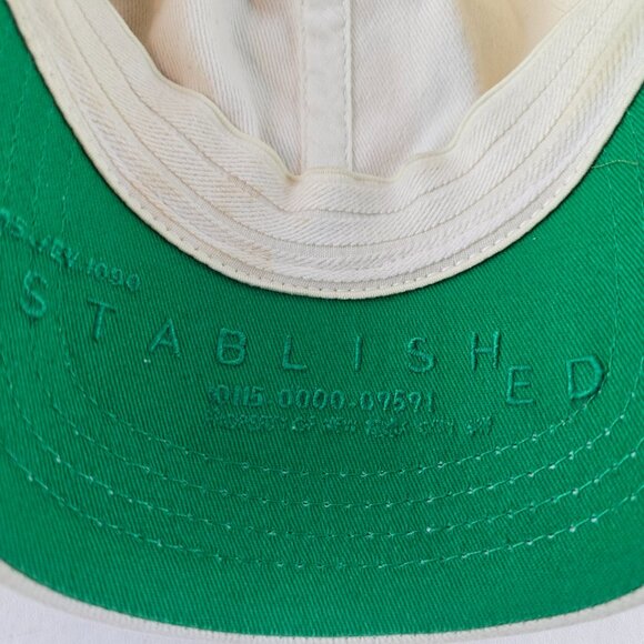 American Eagle Hat Men L/XL Beige AE Logo Distressed Baseball Nu Fit Y2K  Preppy - Picture 10 of 12